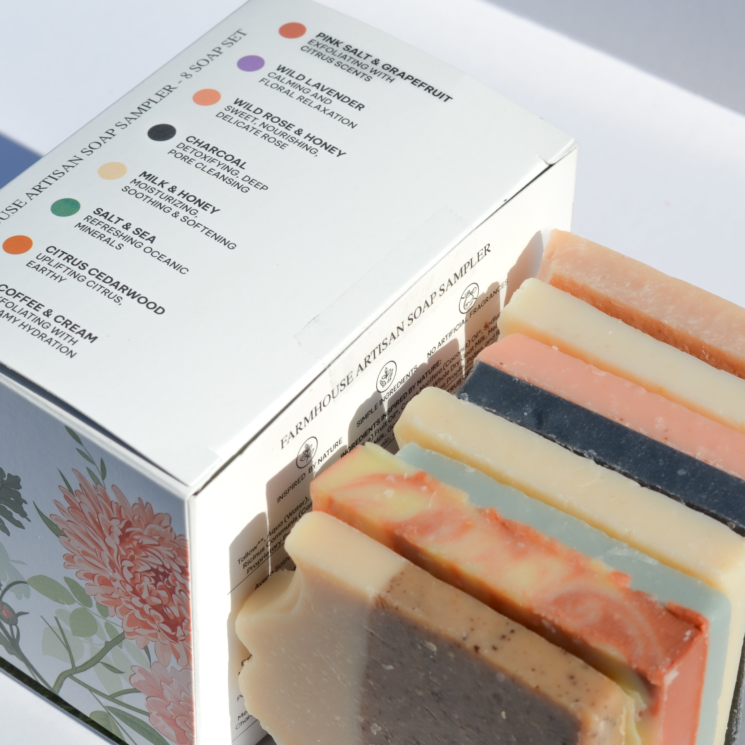 Farmhouse Artisan Goat Milk & Tallow Soap Sampler