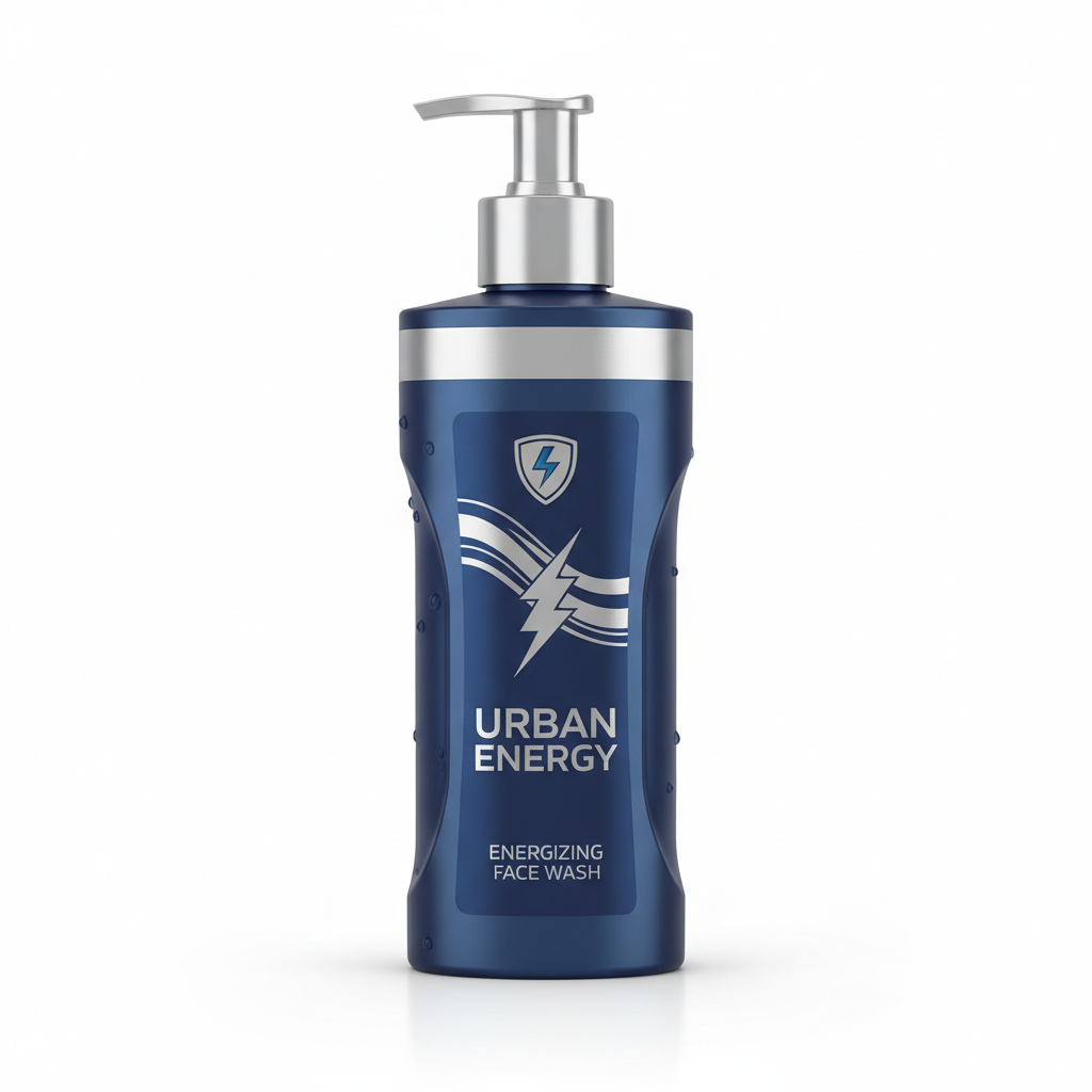 Men's Energizing Face Wash bottle